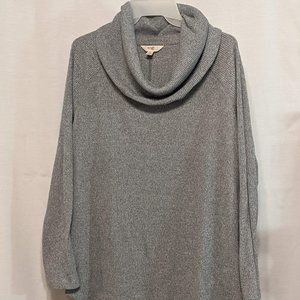 Terra & Sky plunge turtle neck 14w